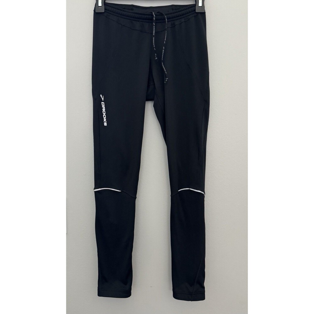 Vintage Brooks Nightlife Equilibrium Running Tights Black Women's *Small ~220324